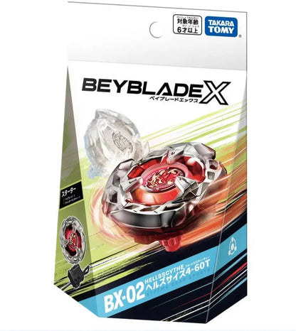Takara Tomy Beyblade X BX-02 Starter Hells Scythe 4-60T Beyblade Générations
