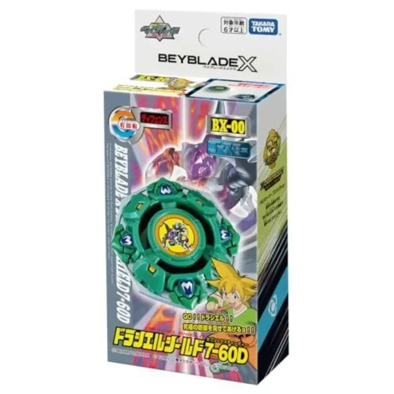 Original Takara Tomy Bey X BX-00 Booster Draciel Shield 7-60D Beyblade Générations