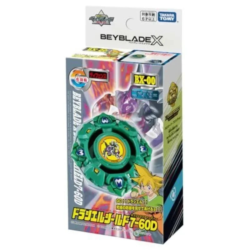 Original Takara Tomy Bey X BX-00 Booster Draciel Shield 7-60D Beyblade Générations